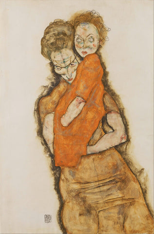 Mother and Child by Egon Schiele