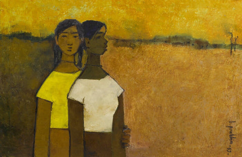 Two Girls by B. Prabha