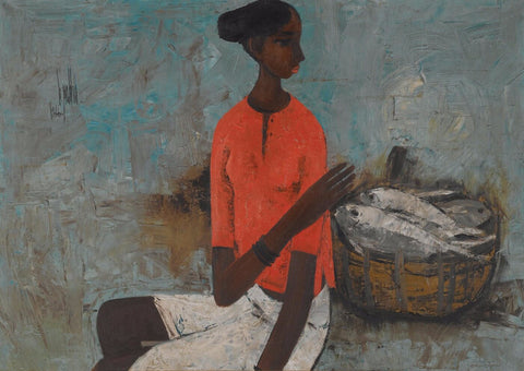 Fisher Girl - Canvas Prints