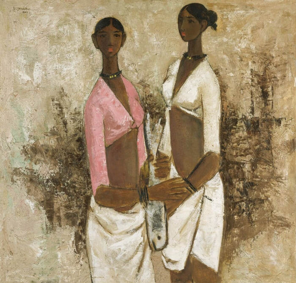 Adivasi Girls - Canvas Prints