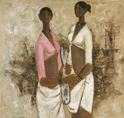 Adivasi Girls - Canvas Prints