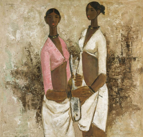 Adivasi Girls by B. Prabha