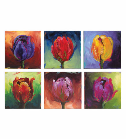 Floral Art - Tulip Time - Art Panels by Sam Mitchell