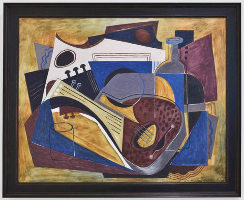 Musical Instrument - Juan Gris - Cubism by Juan Gris
