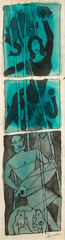 Gaja Gamini - Posters by M F Husain