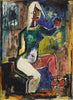 Girl With Flower - Canvas Prints