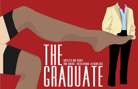 Tallenge Hollywood Collection - The Graduate - Movie Poster by Joel Jerry