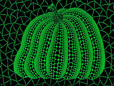 Green Pumpkin - Yayoi Kusama - Large Art Prints