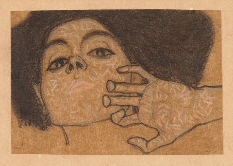Head of a Woman by Egon Schiele