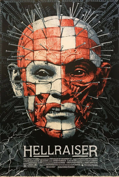 Hellraiser - Pinhead - Classic Horror Movie - Hollywood English Movie Art Poster - Art Prints