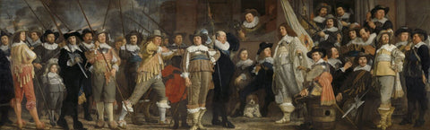The Company Of District VIII Commanded By Captain Roelof Bicker by Bartholomeus van der Helst