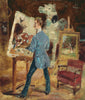 Princeteau in His Studio - Canvas Prints
