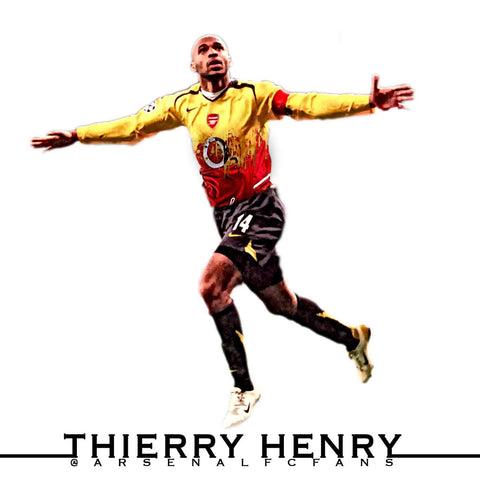 Spirit Of Sports - Arsenal FC Legend - Thierry Henry - Posters by Kimberli Verdun