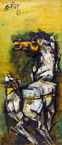 The Horse that Looked Back by M F Husain