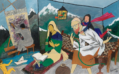 Family 1997 by M F Husain