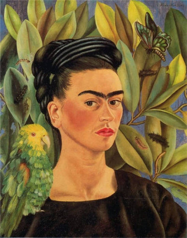Self Portrait 1 - Frida Kahlo - Framed Prints