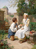 Romantische Szene Im Garten Des Belvedere - Art Prints