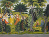 Krishna With Gopis - Pahari Painting - Canvas Prints