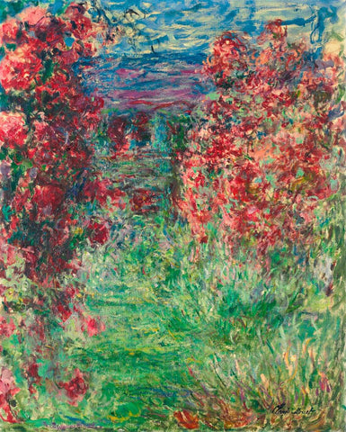 The House In The Roses (La maison dans les roses) – Claude Monet Painting – Impressionist Art by Claude Monet