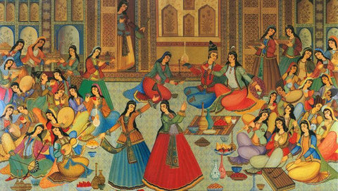 Music Of Iran - Large Art Prints by Tallenge Store