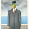  Man With An Apple Painting - Rene Magritte - Posters