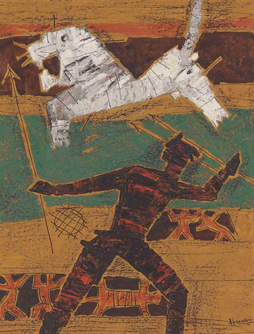 Hunter by M F Husain