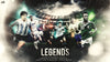 Spirit Of Sports - Greatest Football Legends - Cristiano Ronaldo, Lionel Messi, Diego Maradona, Pelé, Zinedine Zidane, Ronaldo - Posters