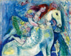Circus Dancer (Le grand cirque) - Marc Chagall - Framed Prints