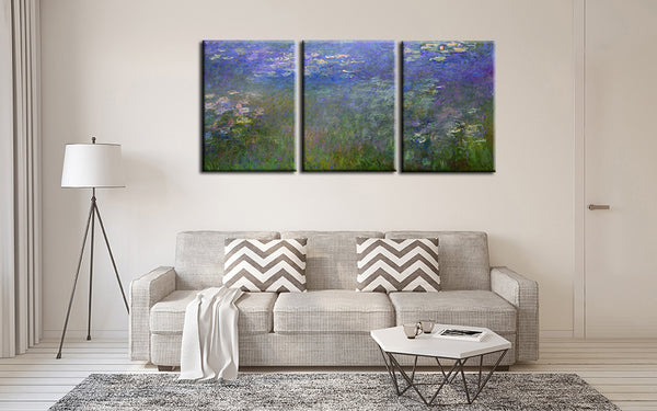 Claude Monet - Water Lilies - Art Panels