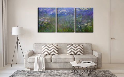 Claude Monet - Water Lilies - Art Panels by Claude Monet