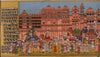 Indian Miniature Art - Rajasthani Paintings - Maharaja Procession - Life Size Posters