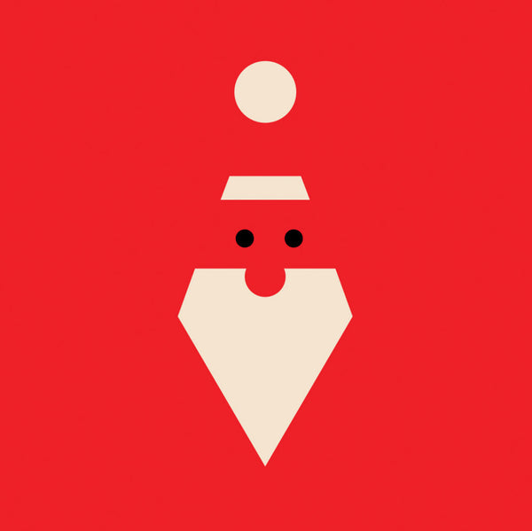Minimalist Santa - Canvas Prints