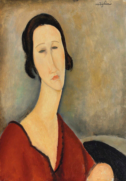 Amedeo Modigliani - Madame Hanka Zborowska - Canvas Prints