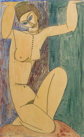Head Of A Woman by  Amedeo Modigliani