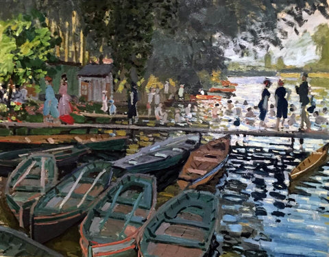 La Grenouillère by Claude Monet