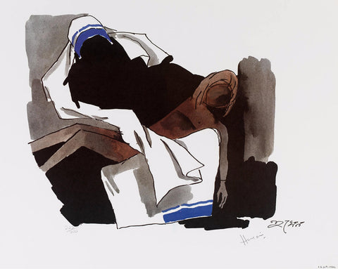 Mother Teresa by M F Husain