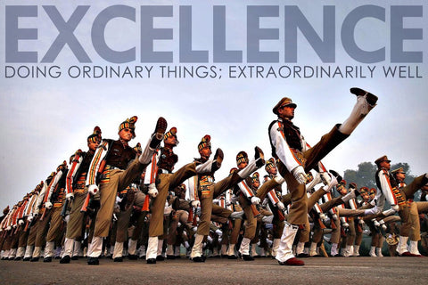 Motivational Quote: EXCELLENCE - Fridge Magnets