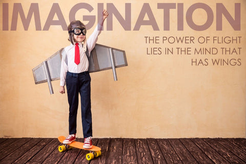 Motivational Quote: IMAGINATION - Fridge Magnets