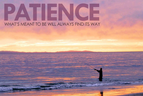Motivational Quote: PATIENCE - Fridge Magnets