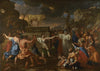 The Adoration of the Golden Calf - Nicolas Poussin - Canvas Prints