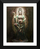Female Buddha - Kuan Yin - Set Of 2 Premium Quality Framed Digital Print ( 9 x 12 inches) each