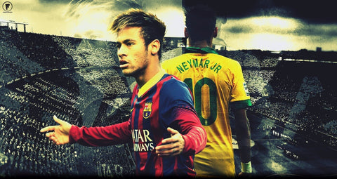Spirit Of Sports - Football - FC Barcelona Neymar by Kimberli Verdun