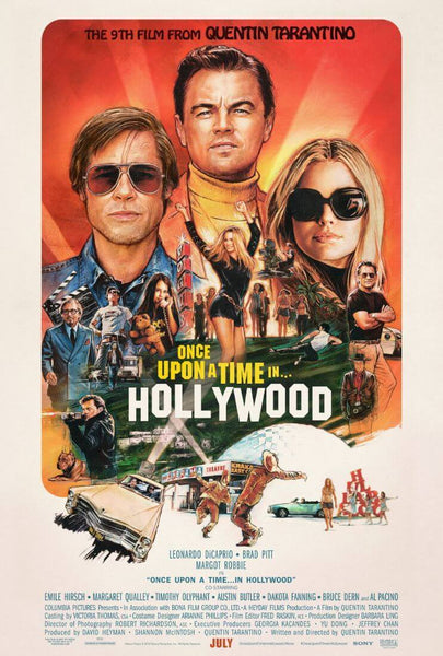 Once Upon a Time In Hollywood - Hollywood Movie Poster - Large Art Prints