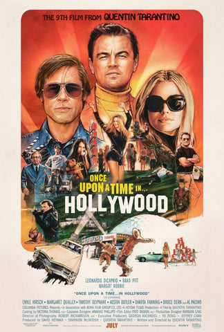 Once Upon a Time In Hollywood - Hollywood Movie Poster by Joel Jerry