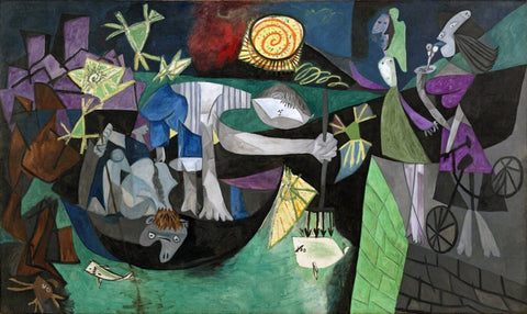 Pablo Picasso - Night Fishing At Antibes - Posters by  Pablo Picasso