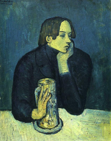 Portrait Of Jaime Sabartés (The Beer Glass) - Posters by Pablo Picasso