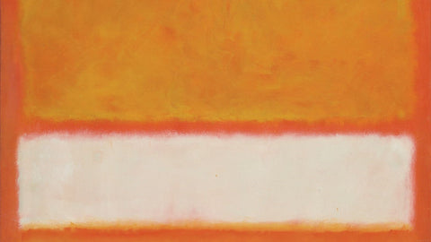 White and Orange - Mark Rothko by Mark Rothko