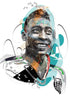 Spirit Of Sports - Photography - Soccer Superstar - Pele - Posters