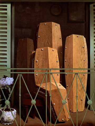 Perspective II, Manet’s Balcony - René Magritte - Posters