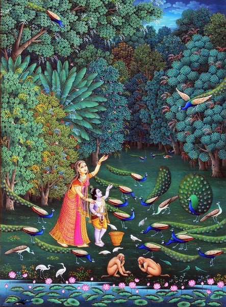 Rewa Shankarji -  Yashodha Krishna - Canvas Prints